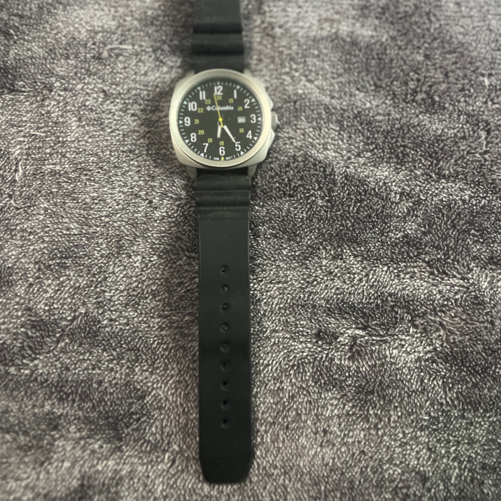 Black and Silver Watch